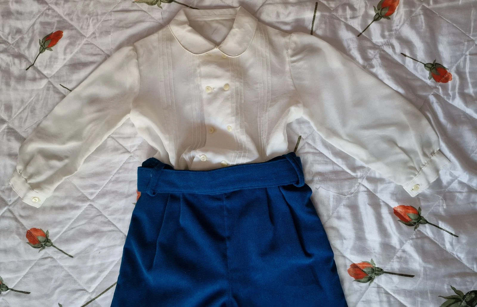 Conjunto de camisa y pantalón de vestir infantil de Creaciones Arrullo – photo 2